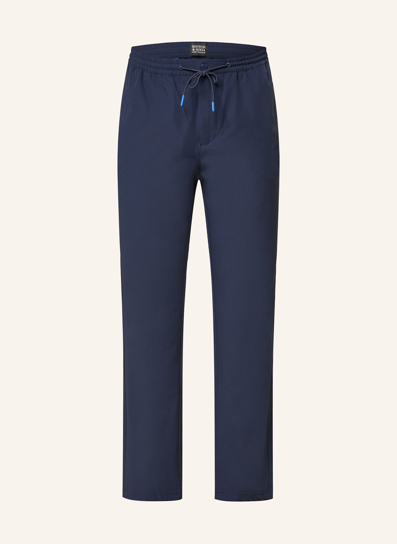 

Брюки-Чиносы Warren в спортивном стиле, прямого покроя Scotch & Soda, синий