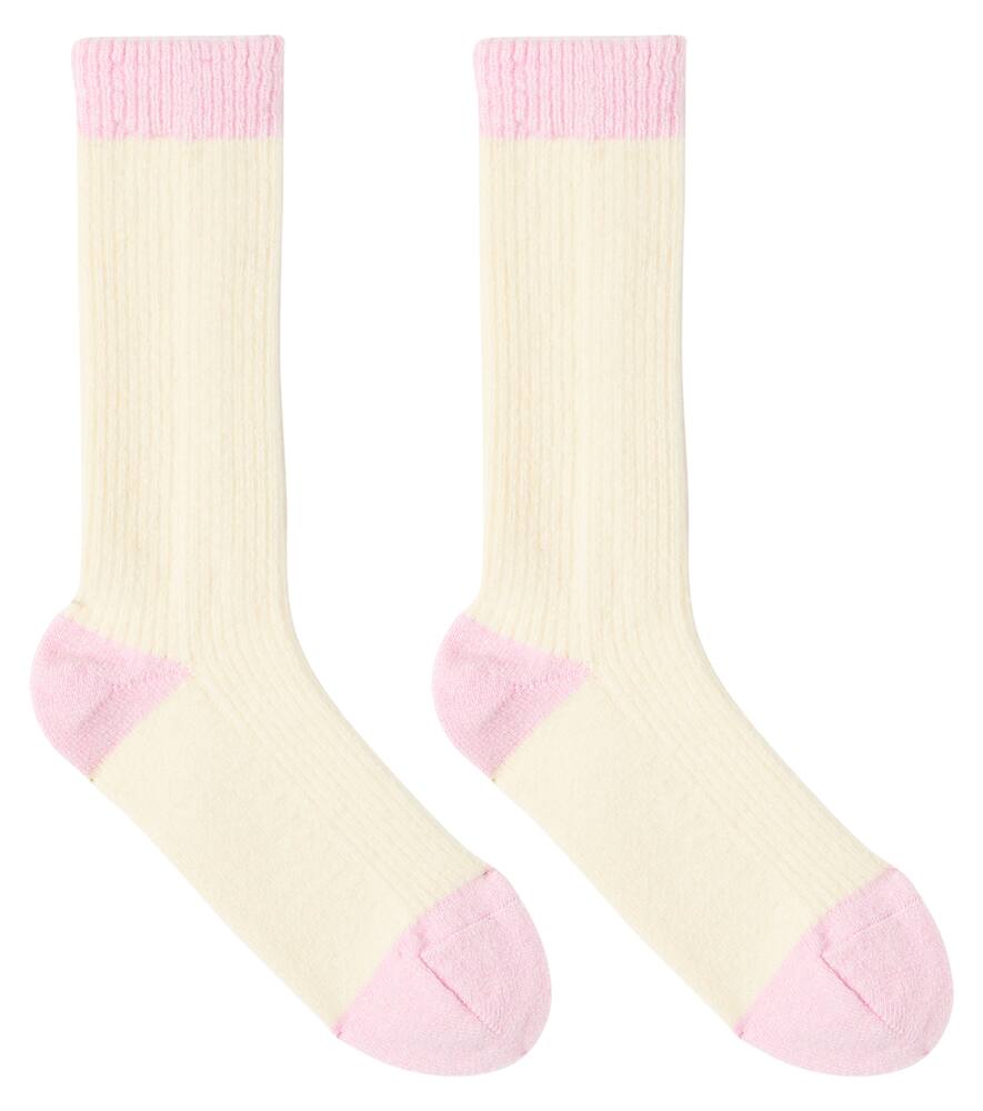 

Гостевые носки Loran из смесового кашемира In Residence Bonpoint, Ra Jaune Clair