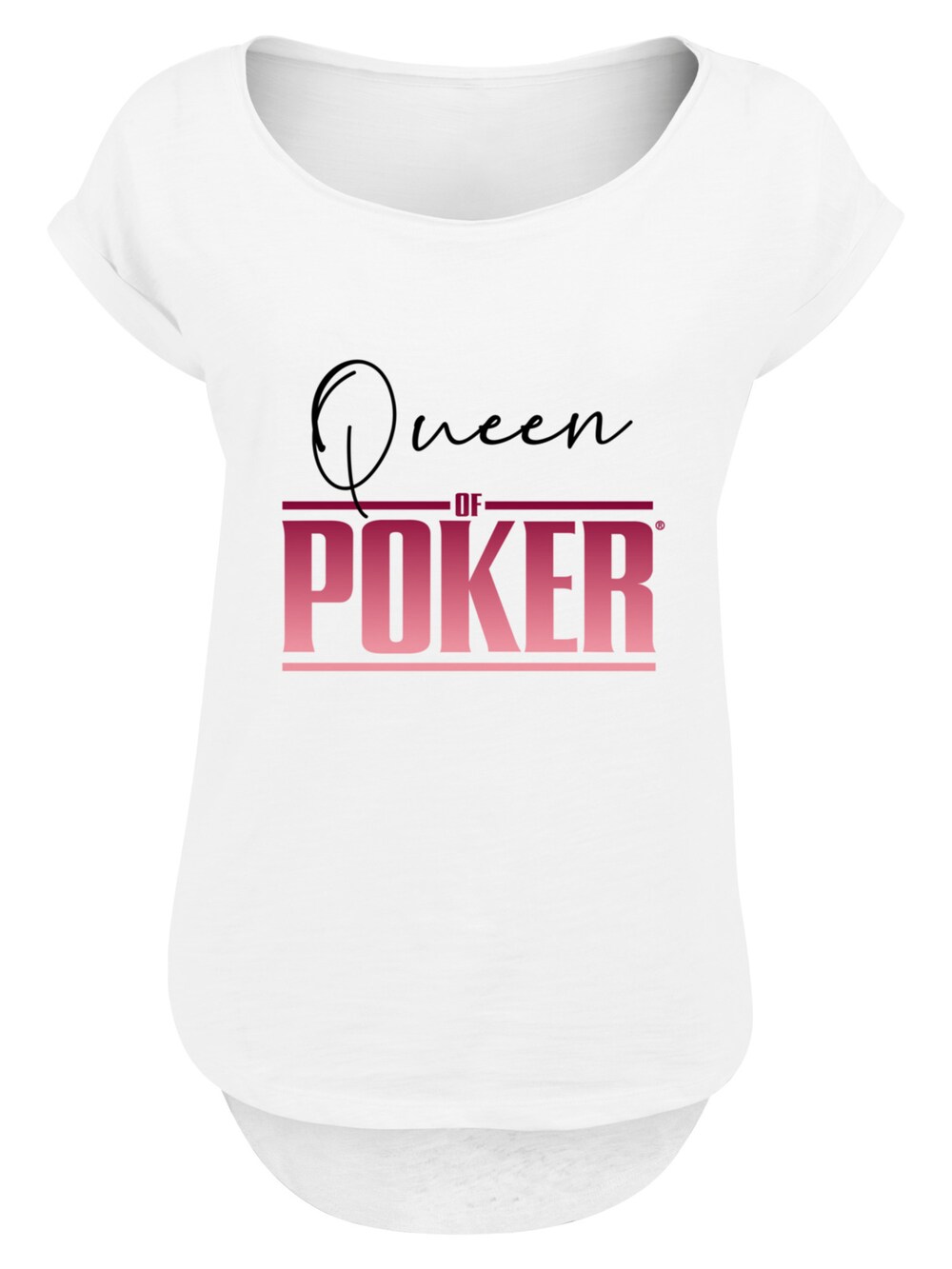 

Рубашка F4NT4STIC Queen of Poker, белый