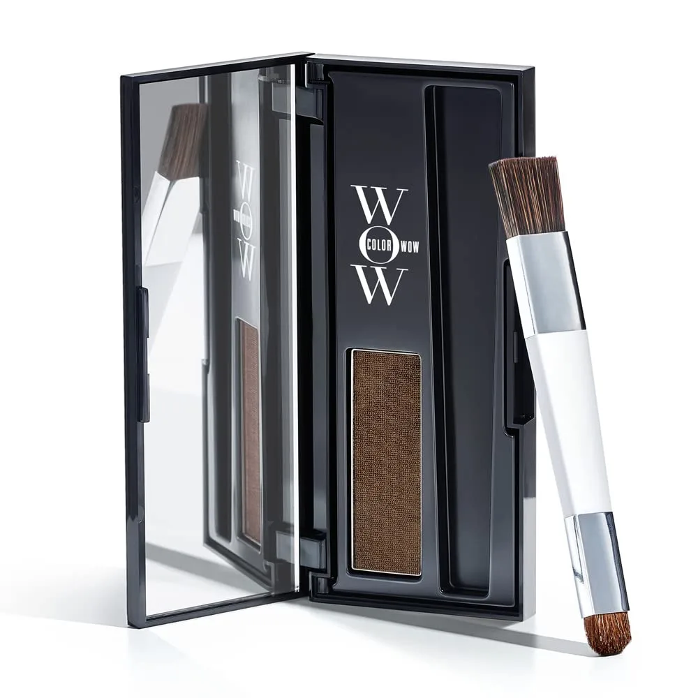 COLOR WOW Root Cover Up - Мгновенное закрашивание седины и подкрашивание | Водо- и потоустойчивое | Не оставляет следов | Удостоенная наград формула, Medium Brown