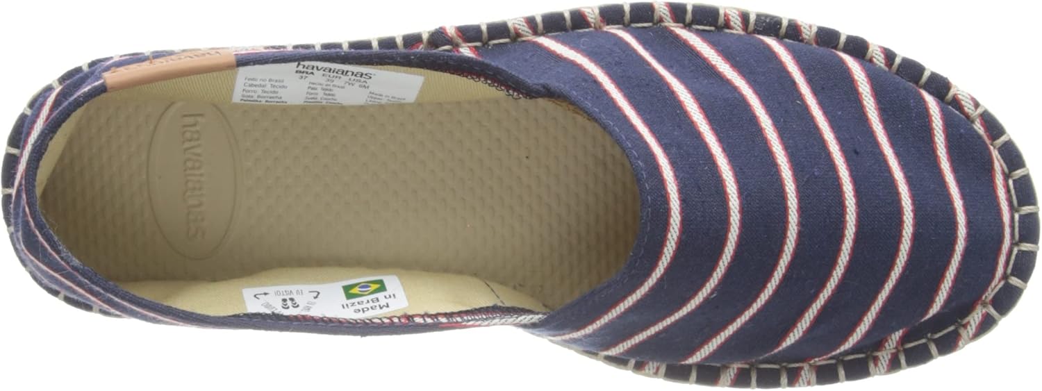 Унисекс-сандалии на танкетке Havaianas, красный/синий/песочный/темно-синий — фото 3