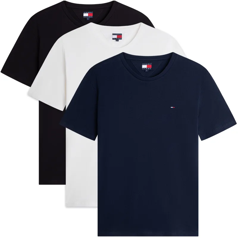 Футболка мужская набор Tommy Hilfiger, White/Navy Blue/Black 0XR