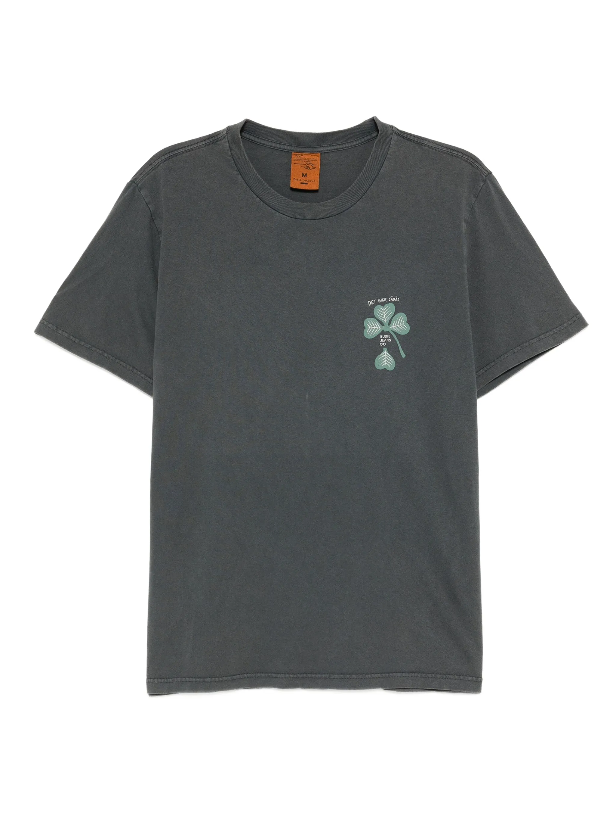 

Футболка с принтом Nudie Jeans, серый