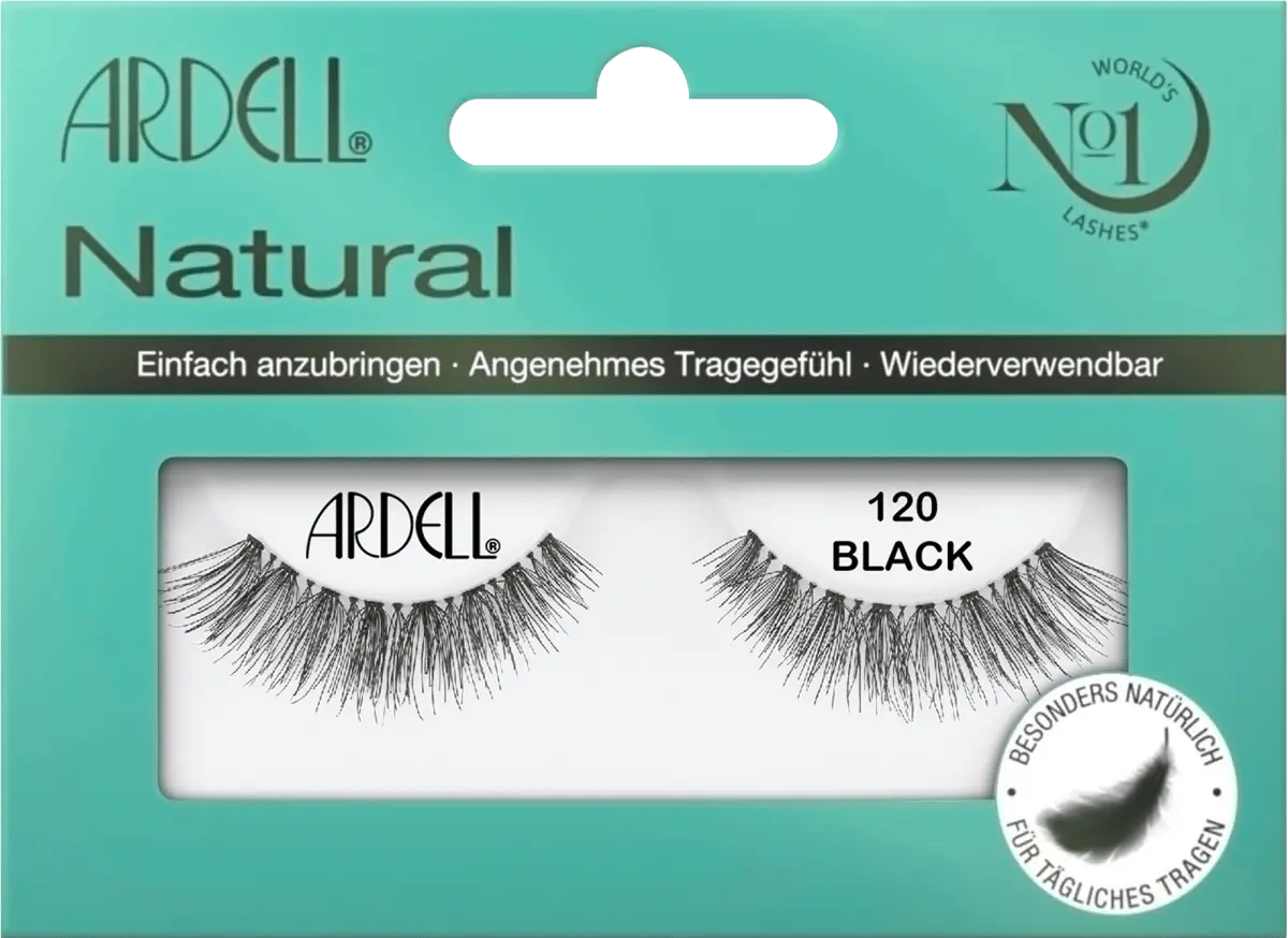 

Накладные ресницы Natural 120 Demi Black (1 пара) 2 шт. ARDELL
