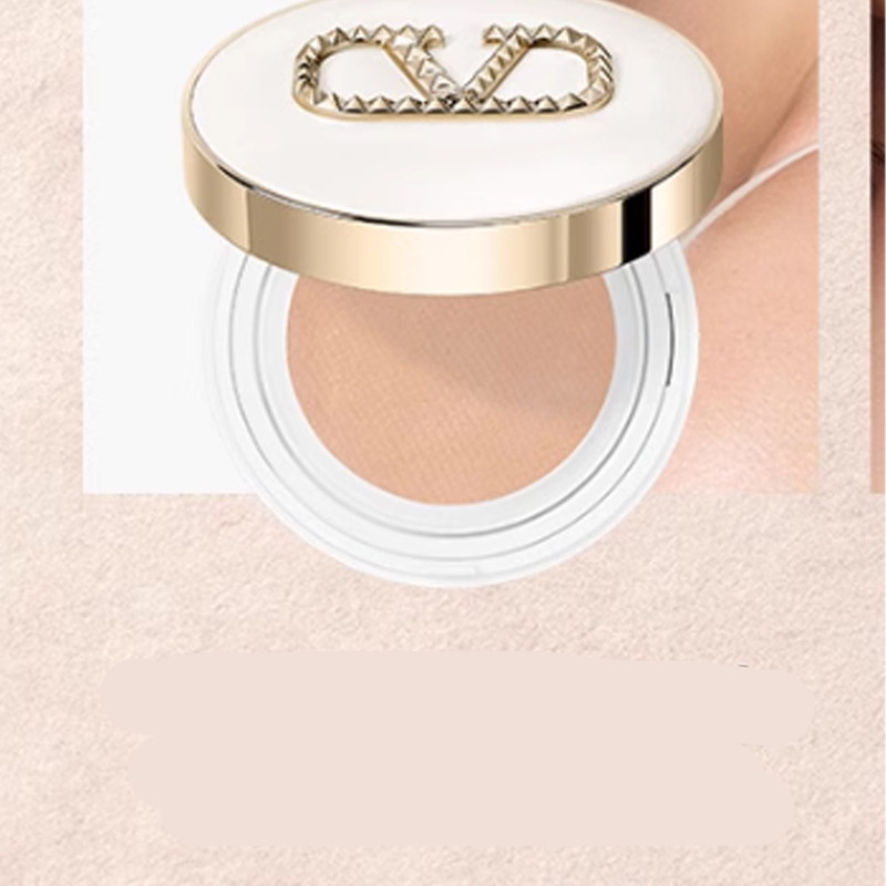 Тональная основа Dewy Air Cushion и бальзам для губ Watery Lip Balm набор Легко растушевывается натуральный крем-пудра 12г+бальзам для губ 1.9г Valentino — фото 4