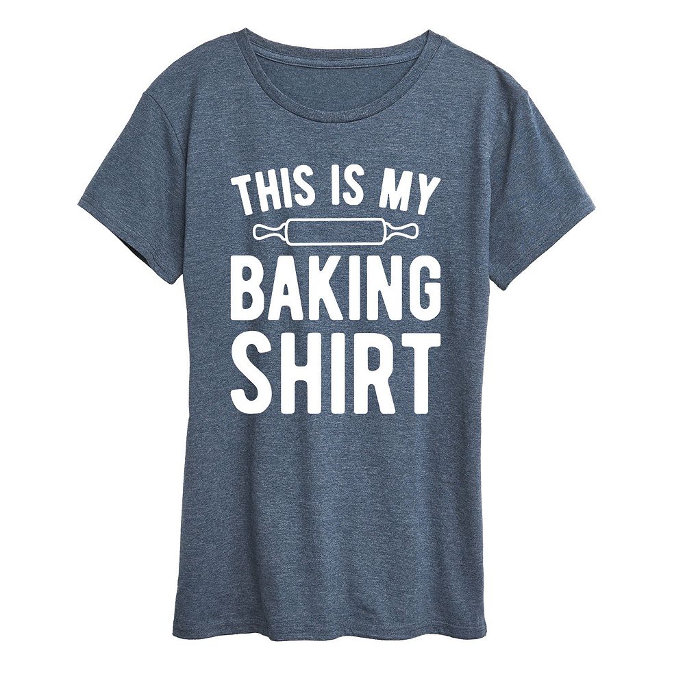 

Женская футболка с рисунком This Is My Baking Shirt Licensed Character, цвет Heather Blue