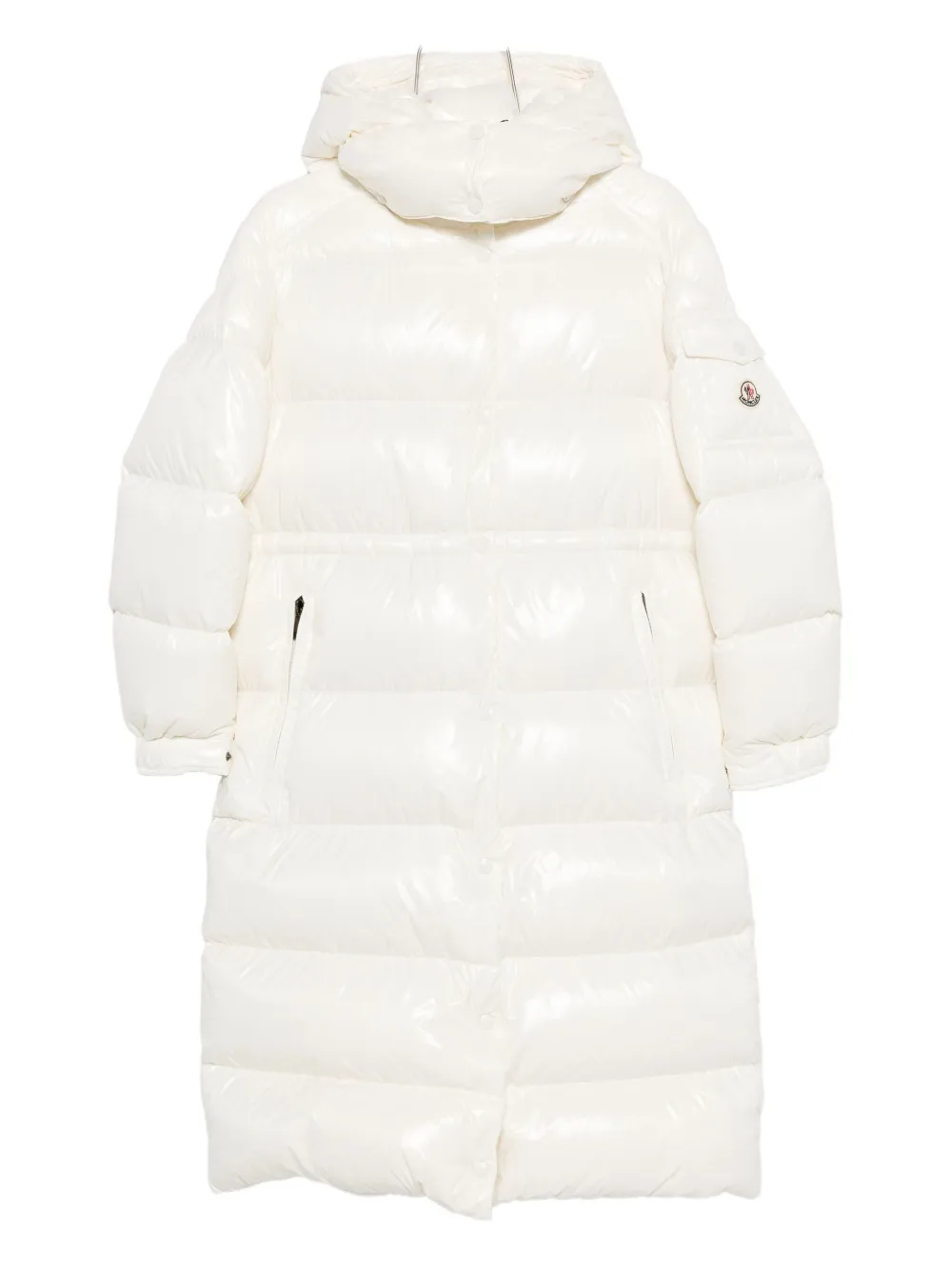 

Стеганое пальто с капюшоном MONCLER, нейтральный