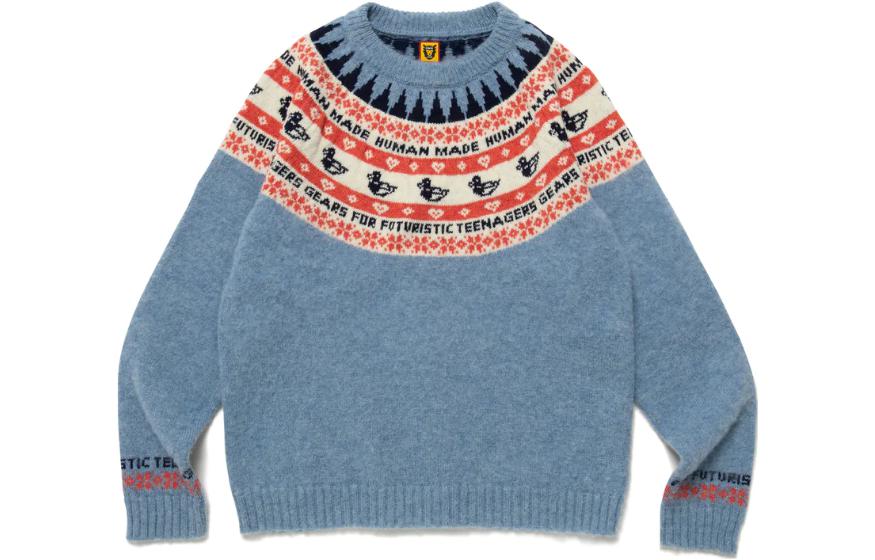

Свитер Unisex HUMAN MADE, синий