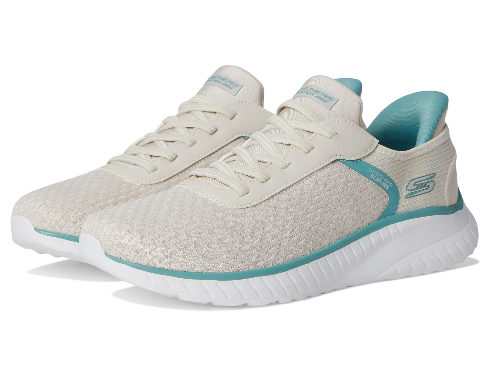 Кроссовки BOBS from SKECHERS Hands Free Slip-Ins Bobs Squad Chaos - Stroke Of Luck, Natural