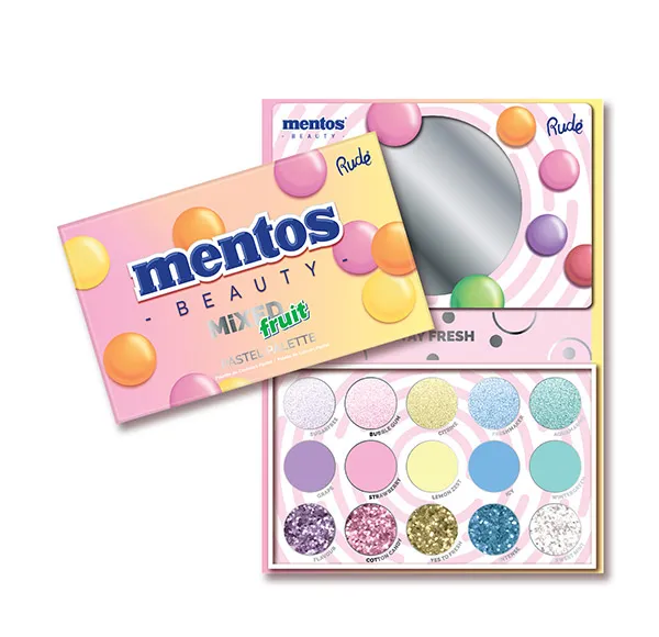 

Палитра теней Mentos Mixed Fruit Palette Rude, цвет pastel