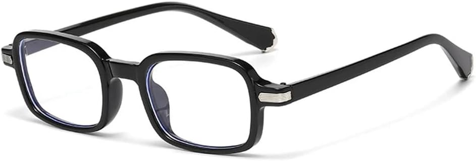 

Женские солнцезащитные очки в стиле ретро, ​​прямоугольные, с прозрачными линзами с градиентом, защита от УФ-излучения UV400. Мужские солнцезащитные очки с заклепками KTUCN, Black Clear