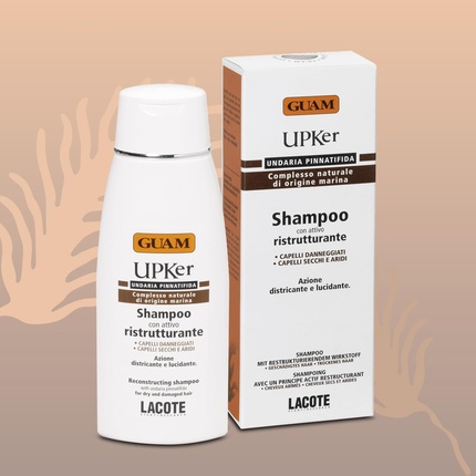 Upker Restructuring Shampoo Шампунь для распутывания и блеска волос Guam — фото 2