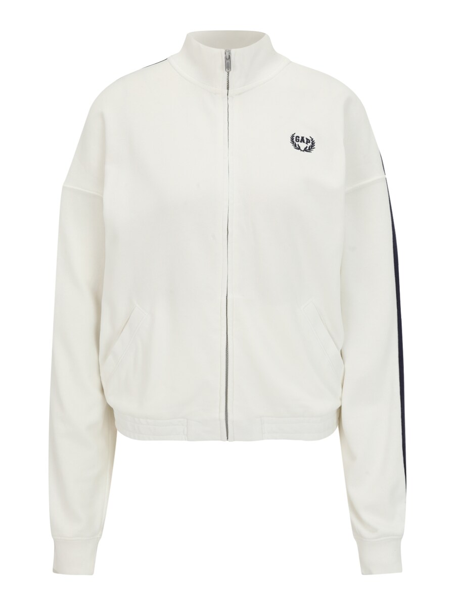 

Толстовка с капюшоном на молнии Gap Tall, белый