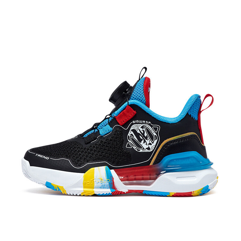 

Детские баскетбольные кроссовки Kids Low-top Big Wasp, черный/зеленый