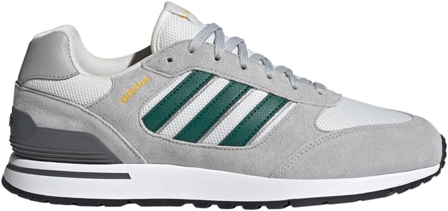 Мужские кроссовки Adidas Run 80s, белый/зеленый/серый — фото 2