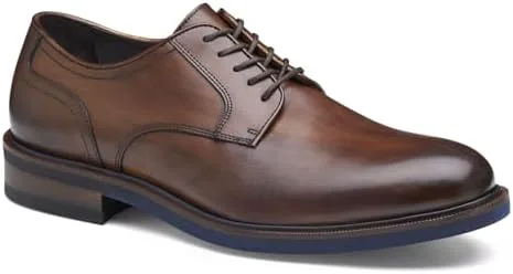 

Туфли Johnston & Murphy Hartley Plain Toe Lace-Up Dress Casual Shoe, коричневый