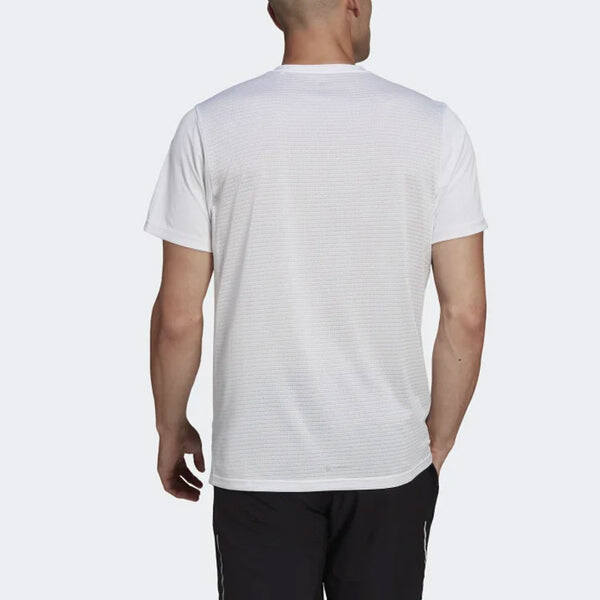Футболка adidas Tennis Training Sports Breathable Quick Dry Casual Short Sleeve White, мультиколор — фото 4