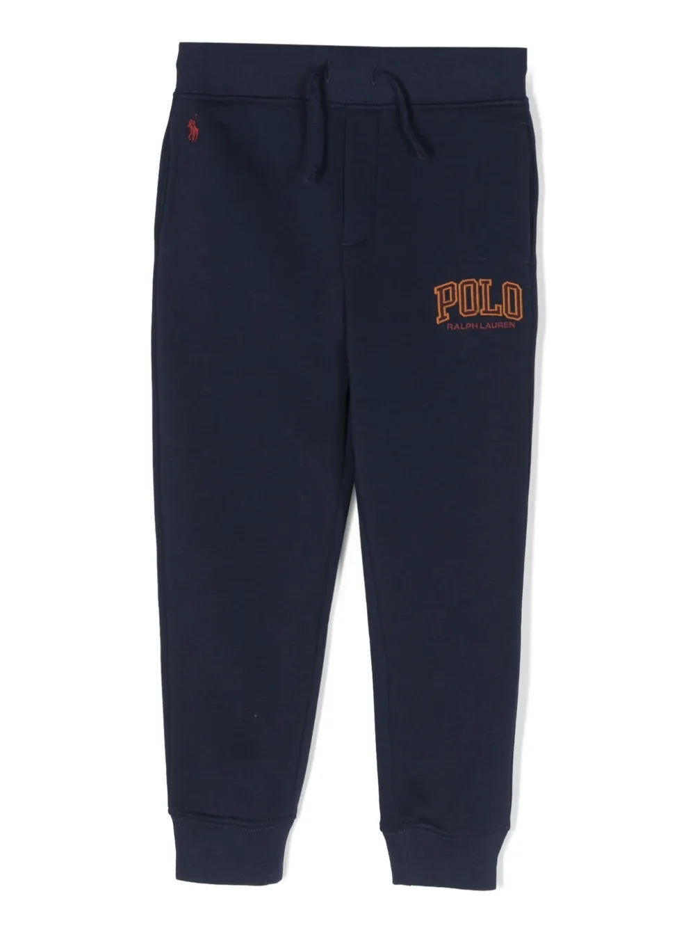 

Спортивные брюки с вышитым логотипом POLO RALPH LAUREN KIDS, синий