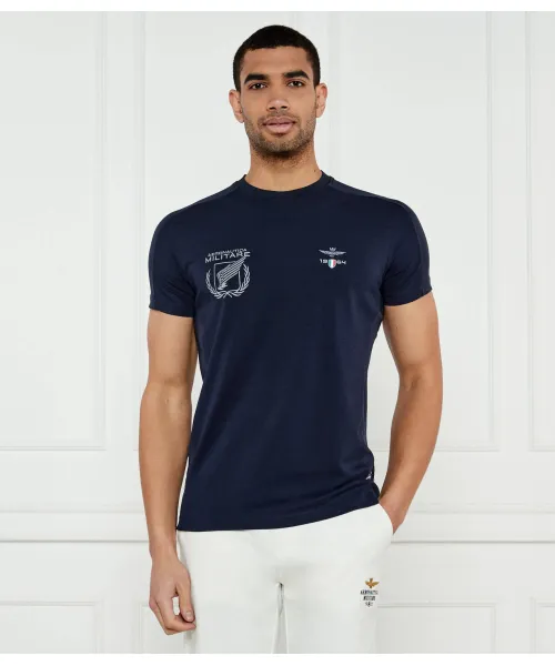 

Футболка Regular fit Aeronautica Militare, синий