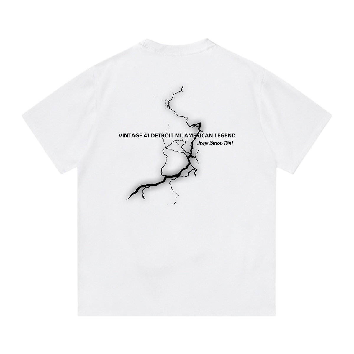 Футболка унисекс Crew Neck Moderate Jeep, sky розовый — фото 3