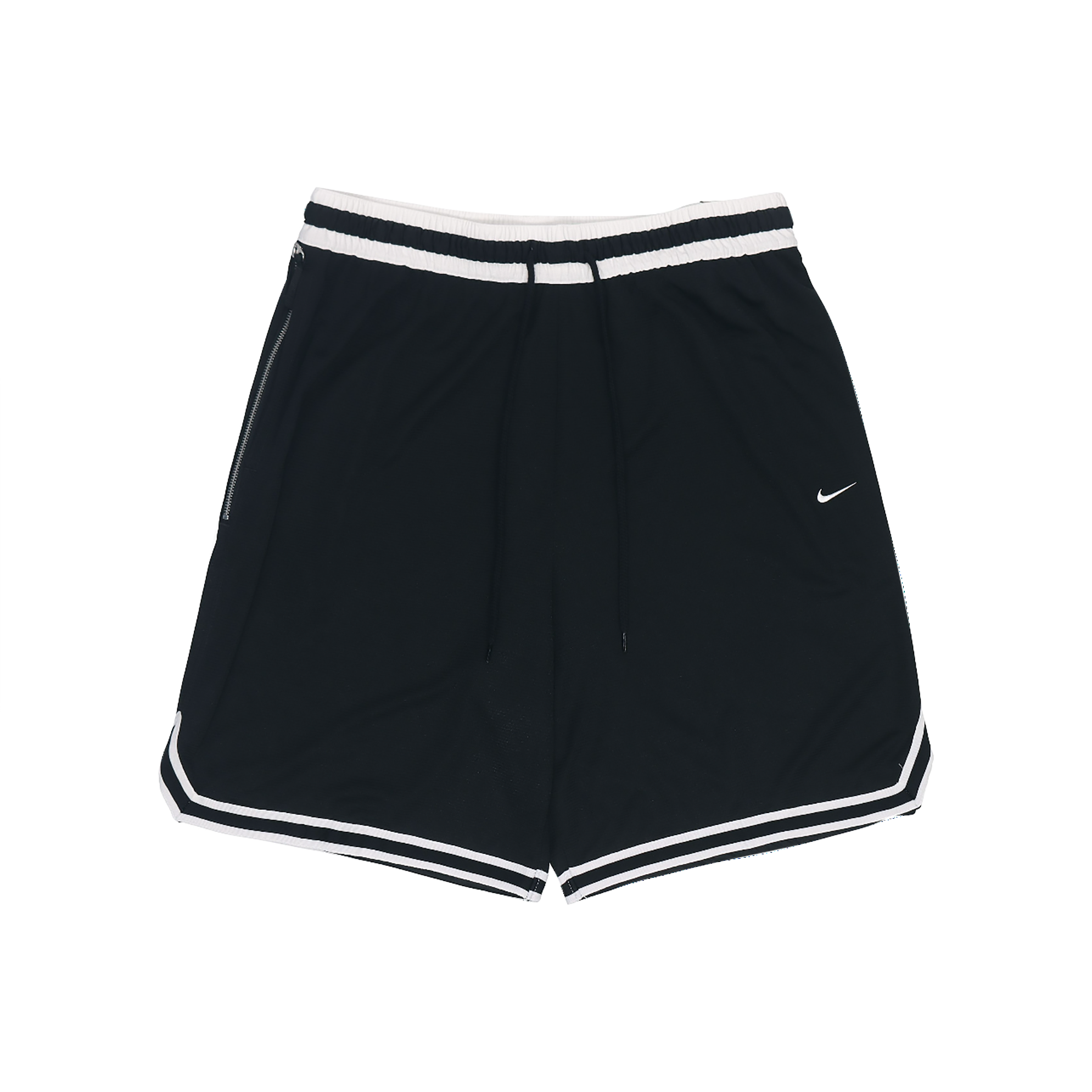 Nike Мужские шорты для баскетбола Dri FIT DNA черные белые — фото 3