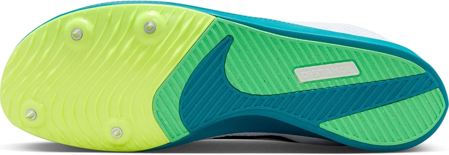 Мужские кроссовки Nike Zoom Rival Distance для занятий спортом в свободное время и бега на длинные дистанции, белый/черный — фото 4