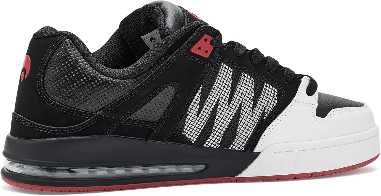 Кроссовки для скейтбординга Osiris White/Black/Red — фото 3