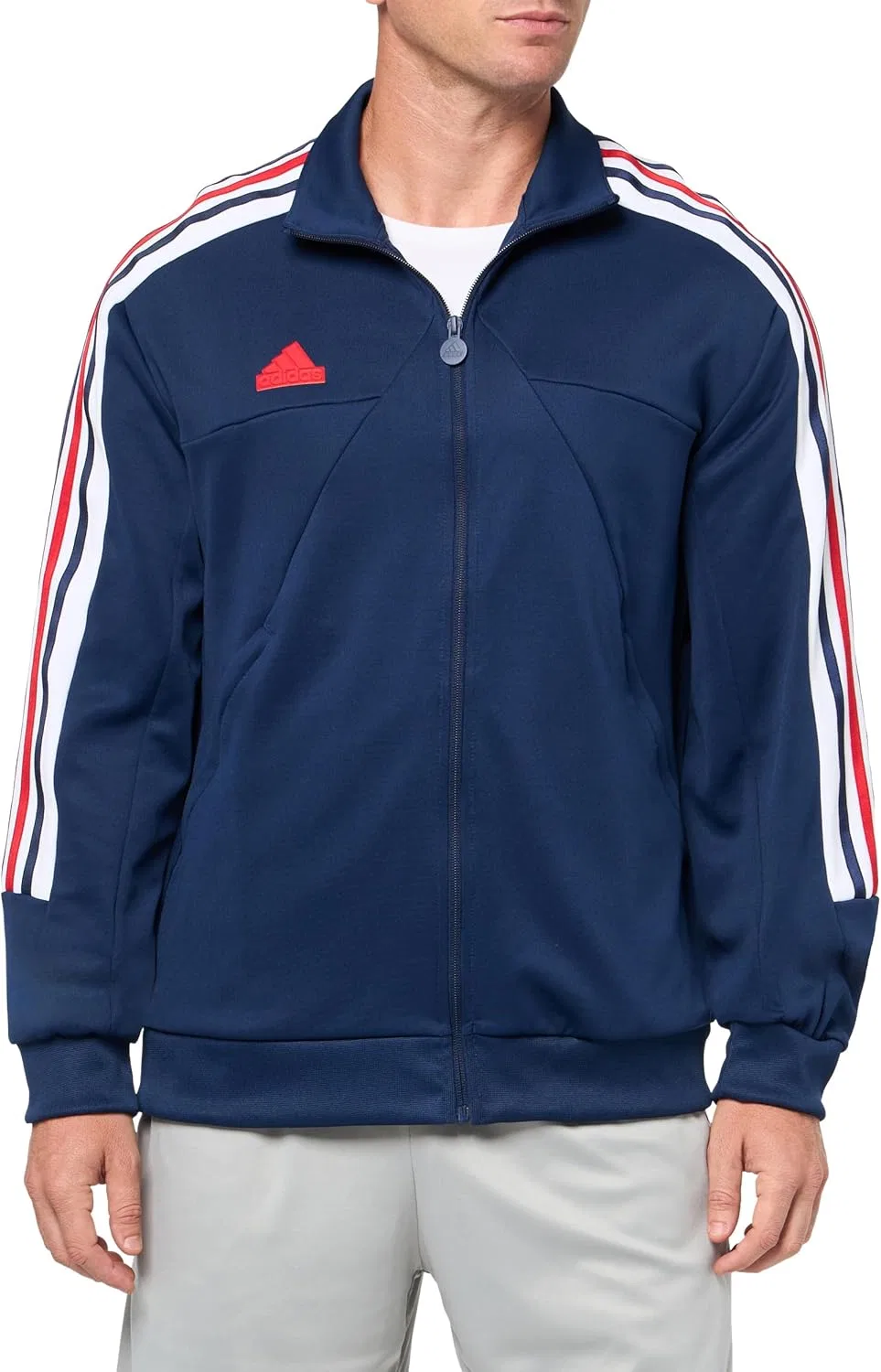 Толстовка Adidas Men's House Of Tiro Nations Pack Track, сине-белый — фото 4