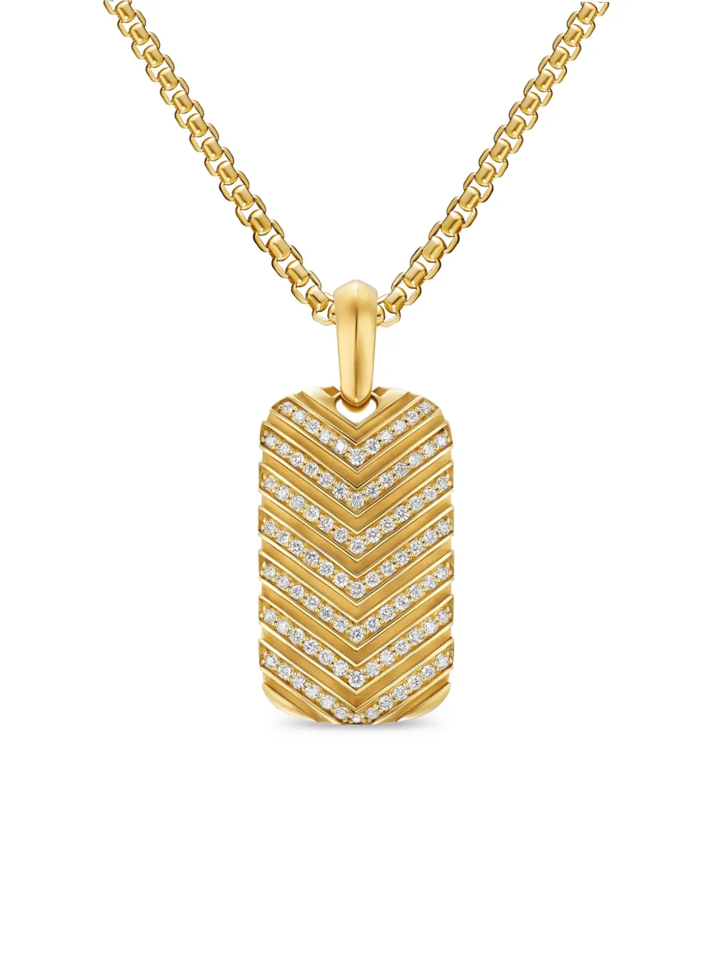 

Подвеска из желтого золота с бриллиантами David Yurman, золотой