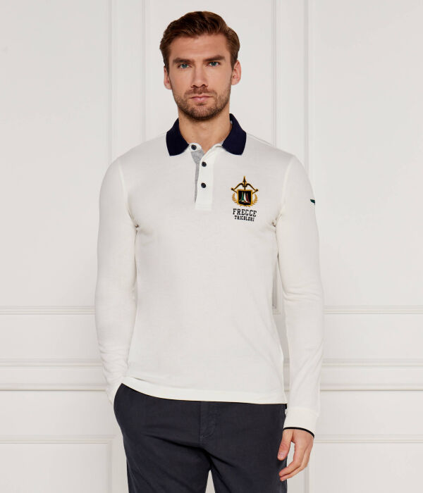 

Рубашка поло Regular fit Aeronautica Militare, экрю
