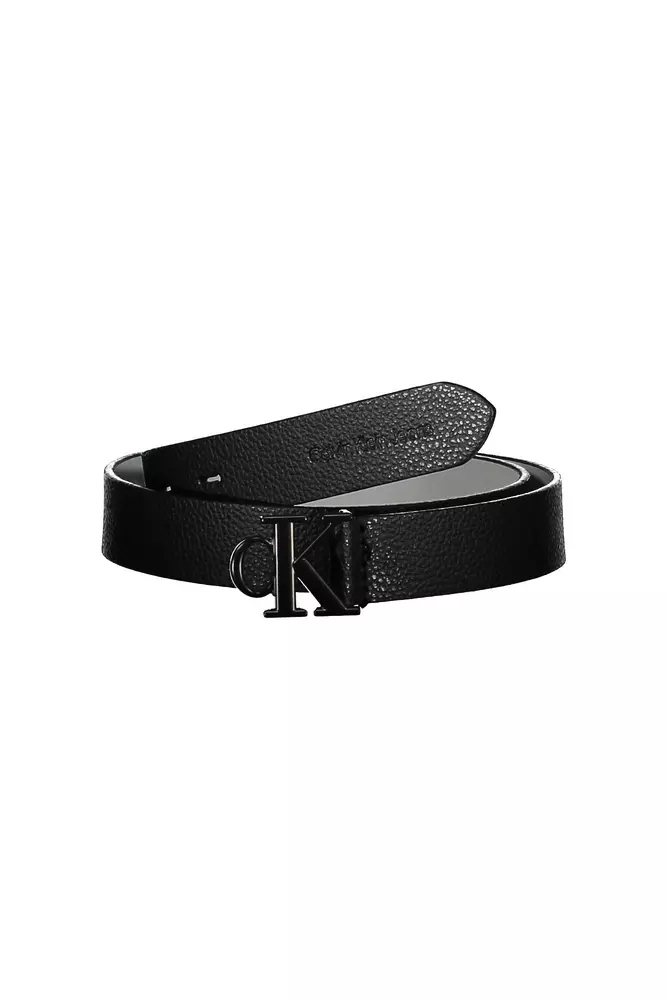 

Черный кожаный женский ремень Calvin Klein