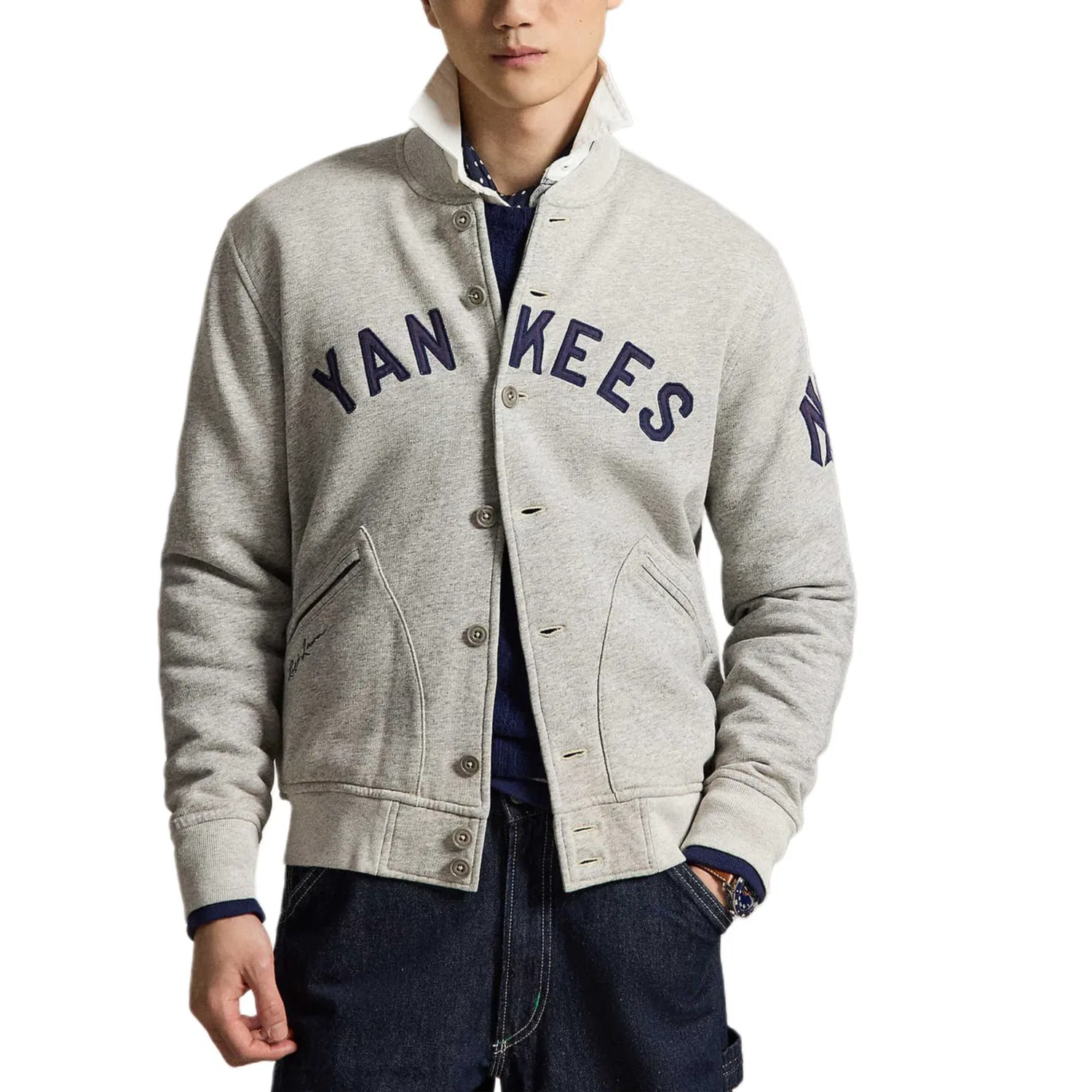 Куртка SS26 Jackets & Coats Unisex Polo Ralph Lauren, Light Heather Gray — фото 3
