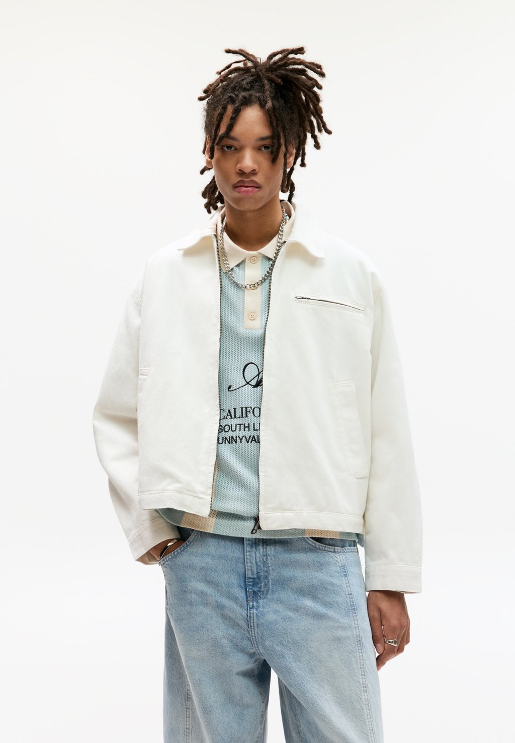 

Легкая куртка PULL&BEAR, бежевый