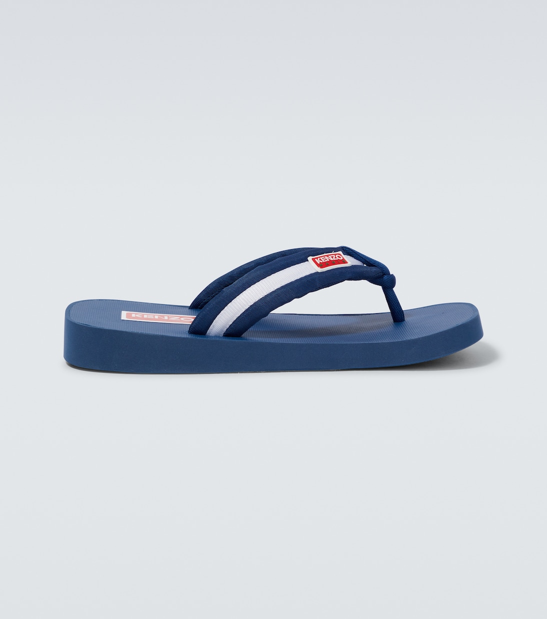 

Полосатые сандалии с логотипом Kenzo, Duck Blue
