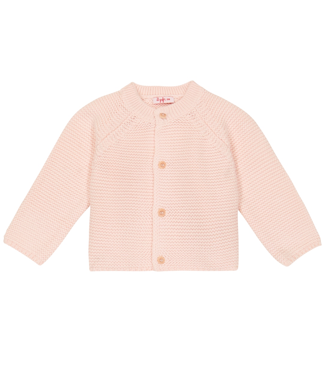

Детский хлопковый кардиган Il Gufo, Baby Pink