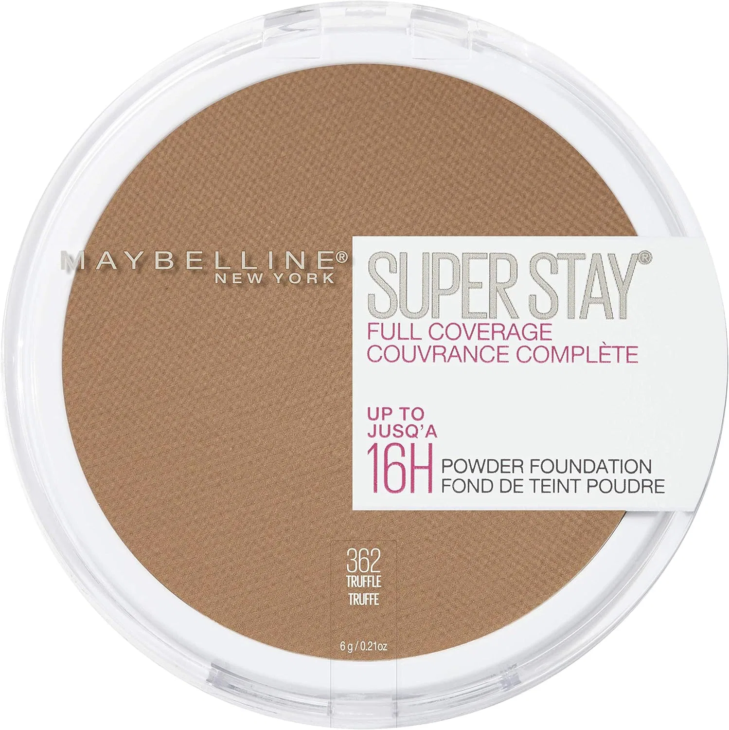 Тональная пудра Maybelline Super Stay Full Coverage, оттенок Truffle, 5.95 г