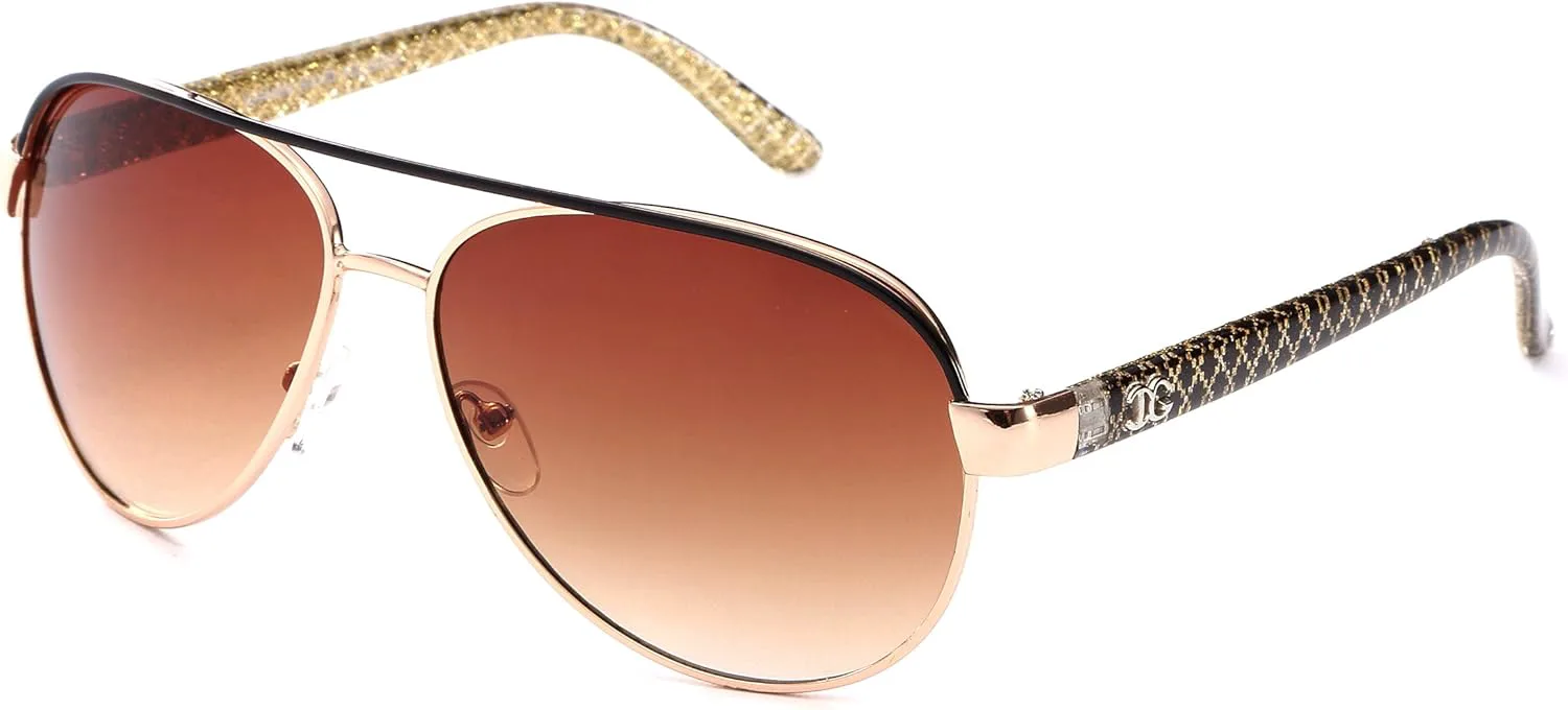 

Newbee Fashion - Большие солнцезащитные очки-авиаторы с защитой от УФ-излучения, металлический корпус, новая модель Newbee Fashion Sunglasses, 9440 Black/Gold