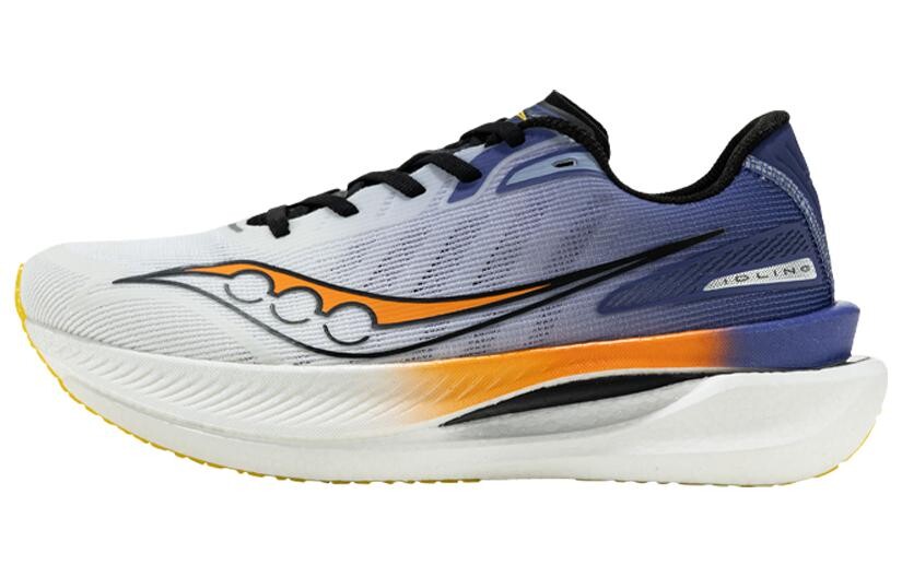 

Кроссовки для бега IDLING Cruise унисекс с низким верхом, белые/синие/оранжевые Saucony