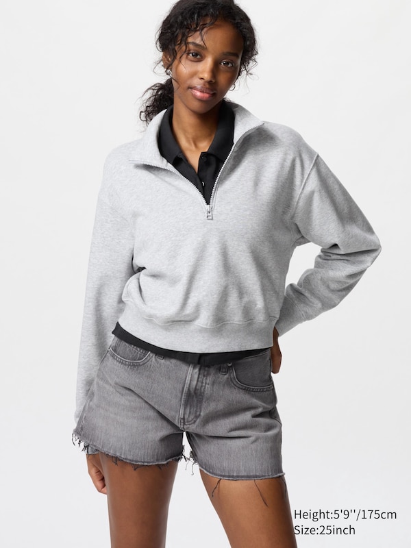 

Джинсовые шорты Uniqlo, серый