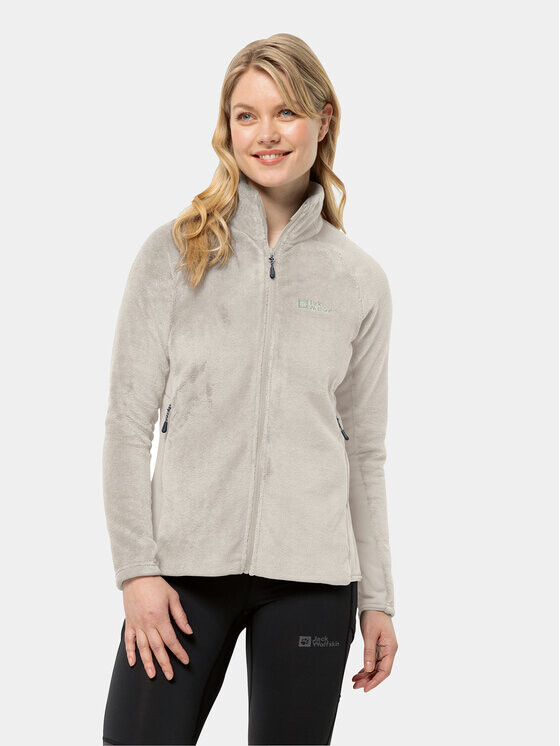 

Флисовая куртка стандартного кроя Jack Wolfskin, серый