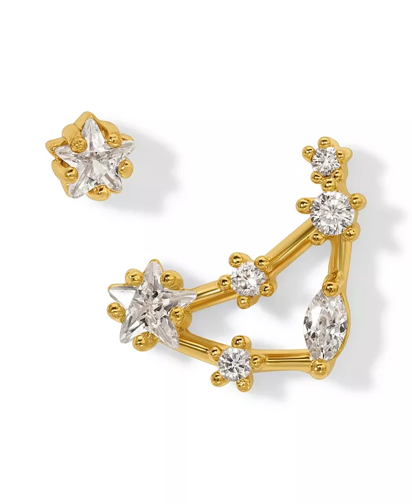 

Серьги-Гвоздики в форме созвездия из искусственного кубического циркония Girls Crew, taurus