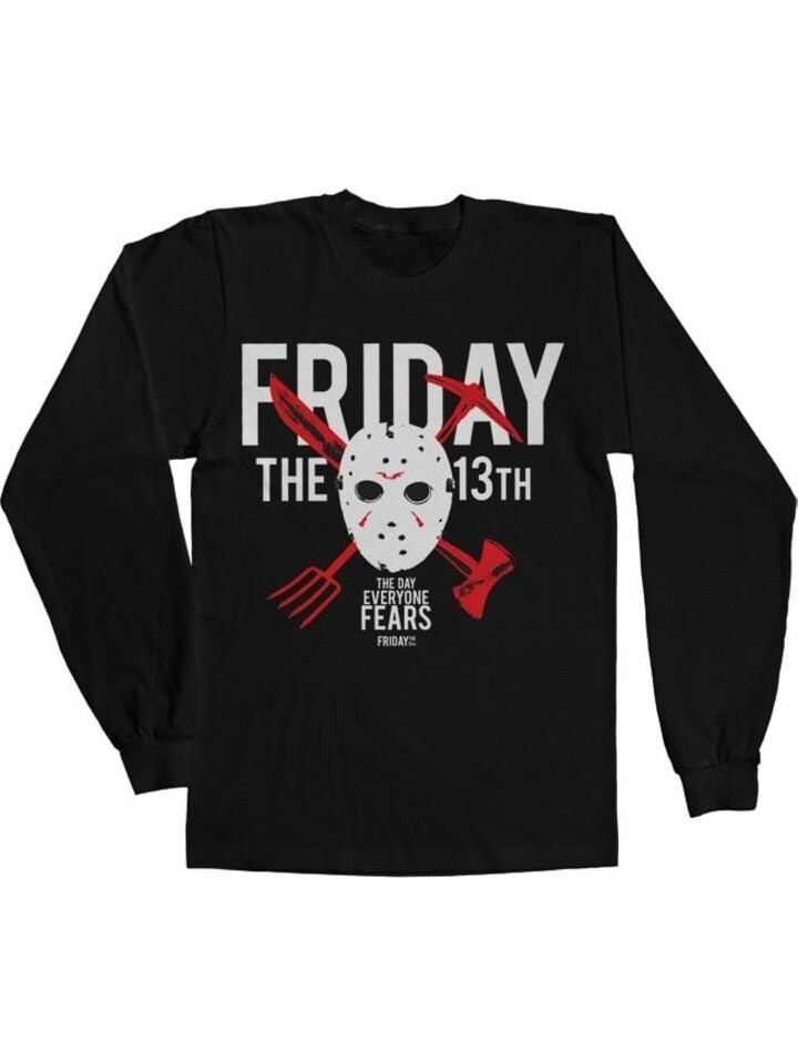 

Лонгслив Friday The 13th, черный