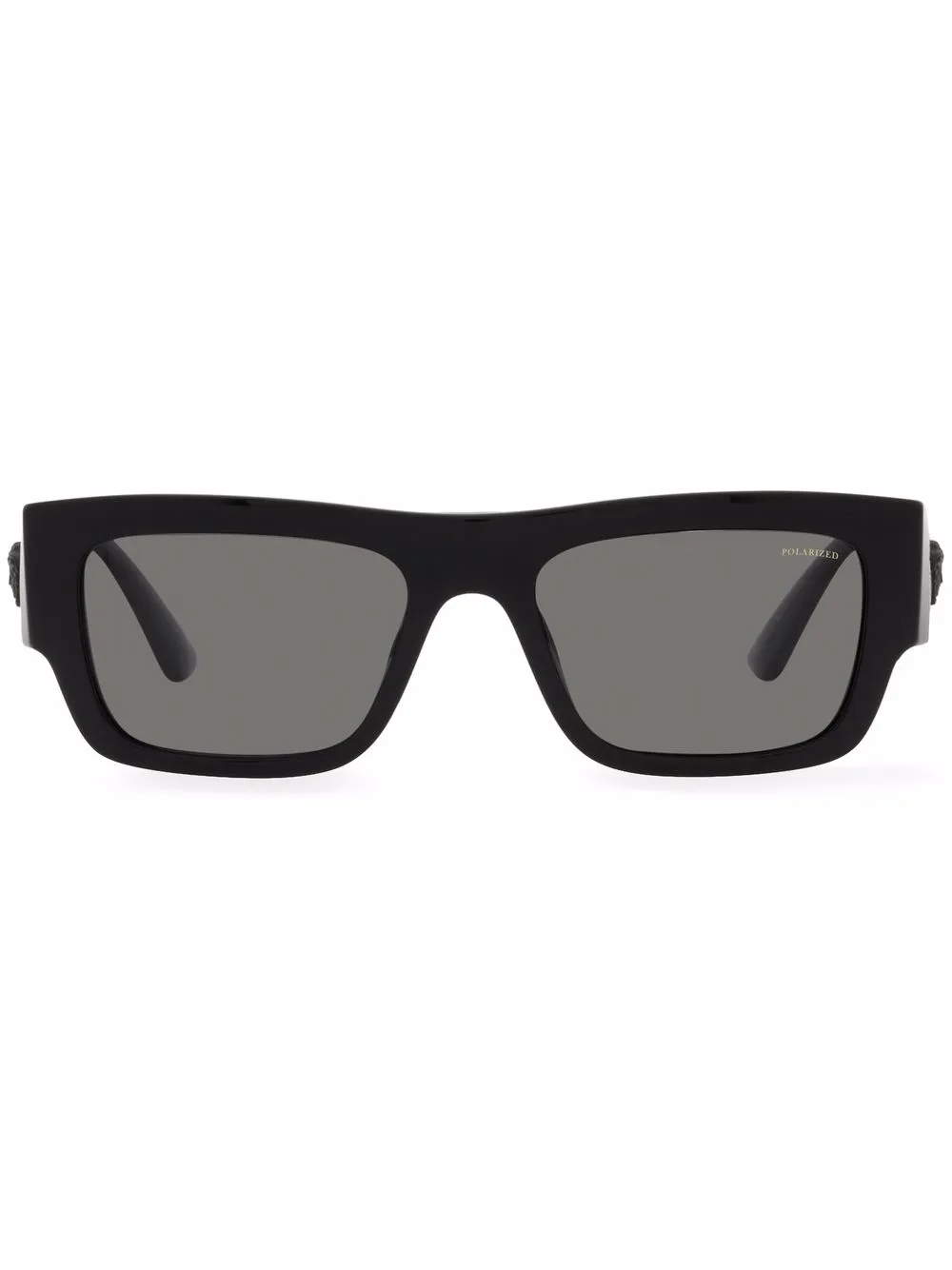 

Солнцезащитные очки в квадратной оправе с логотипом Versace Eyewear, черный