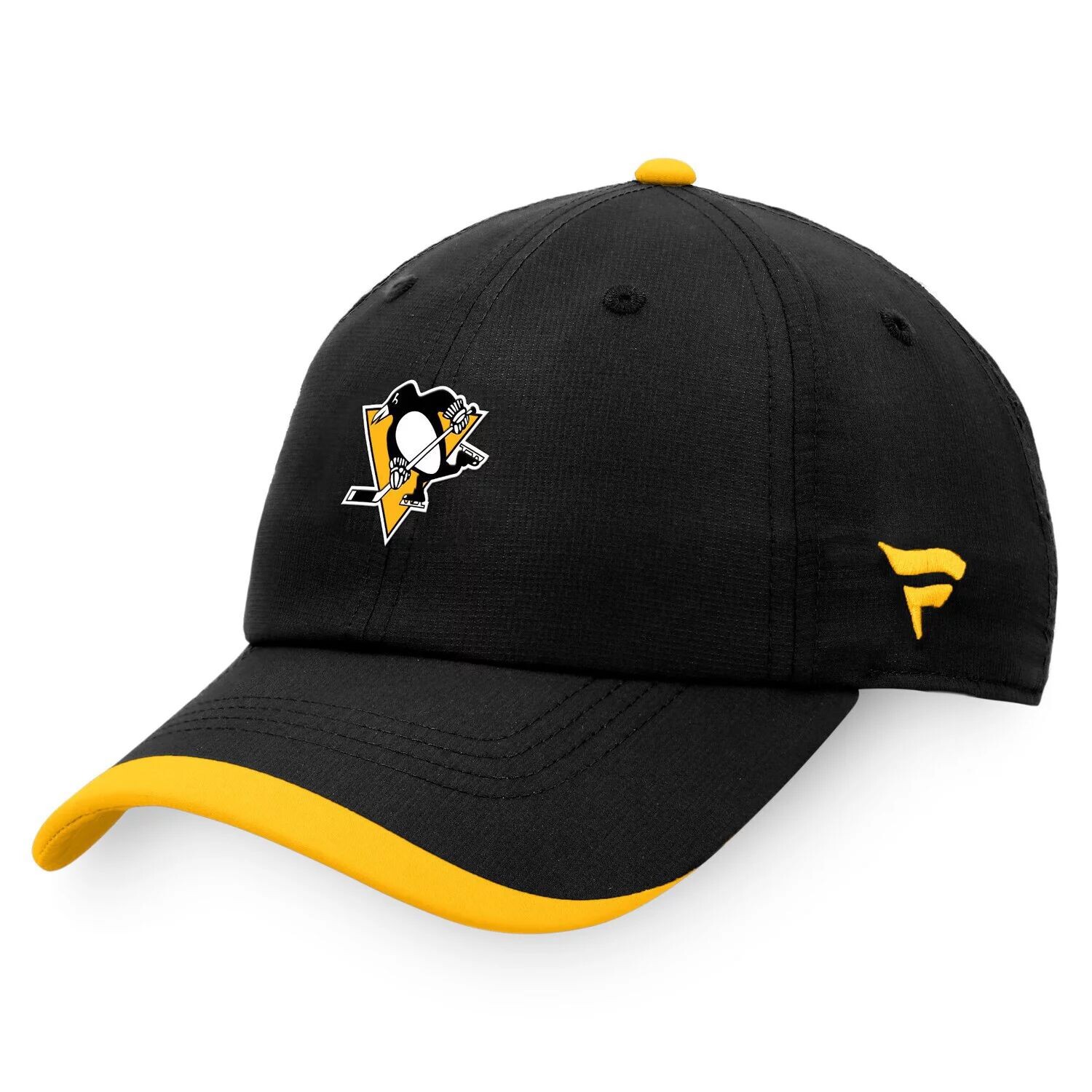 

Мужская черная фирменная регулируемая шапка Fanatics Pittsburgh Penguins Authentic Pro Rink Pinnacle