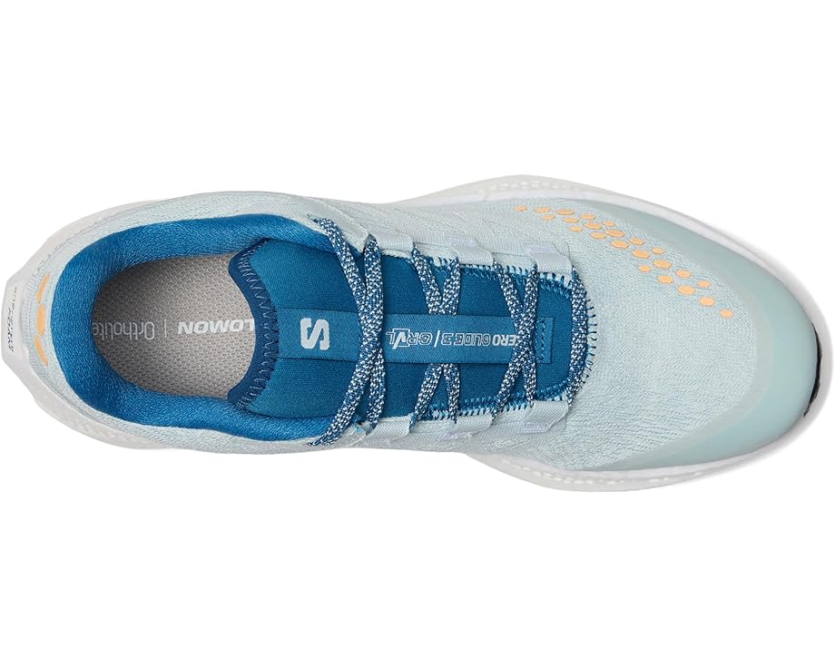 Кроссовки Salomon Aero Glide 3 Grvl, цвет Ballad Blue/White/French Blue — фото 2