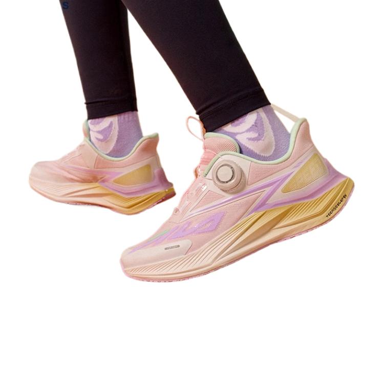 FILA KIDS Детские кроссовки BOA с низким верхом, устойчивые к истиранию, пыльно-розовые — фото 2