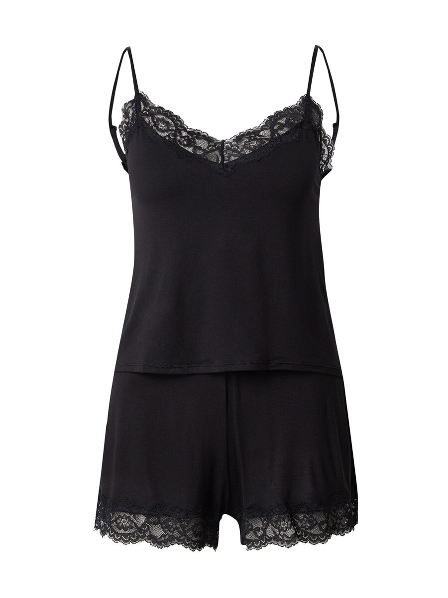 

Короткий пижамный комплект Hunkemöller, черный