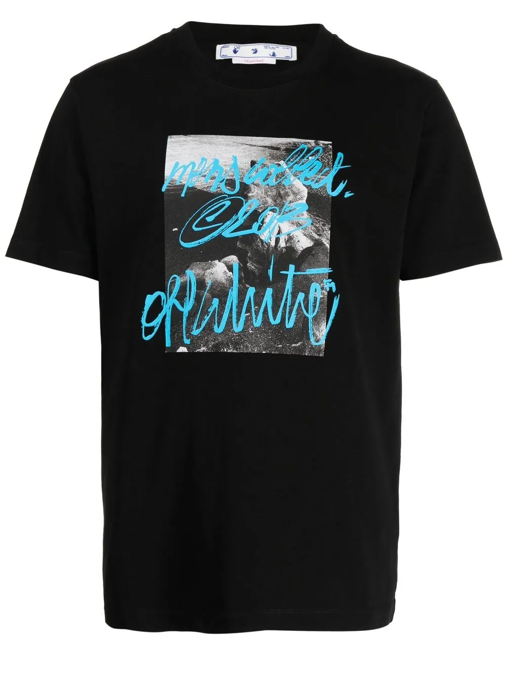 

Футболка с графичным принтом OFF-WHITE, черный