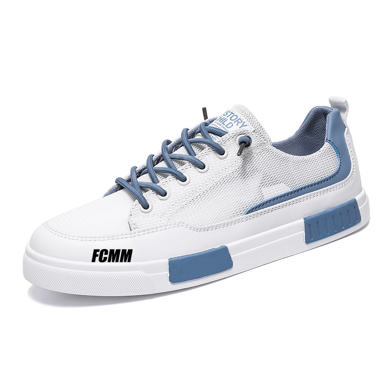 

Дышащие повседневные детские кроссовки для подростков FCMM, белый/синий