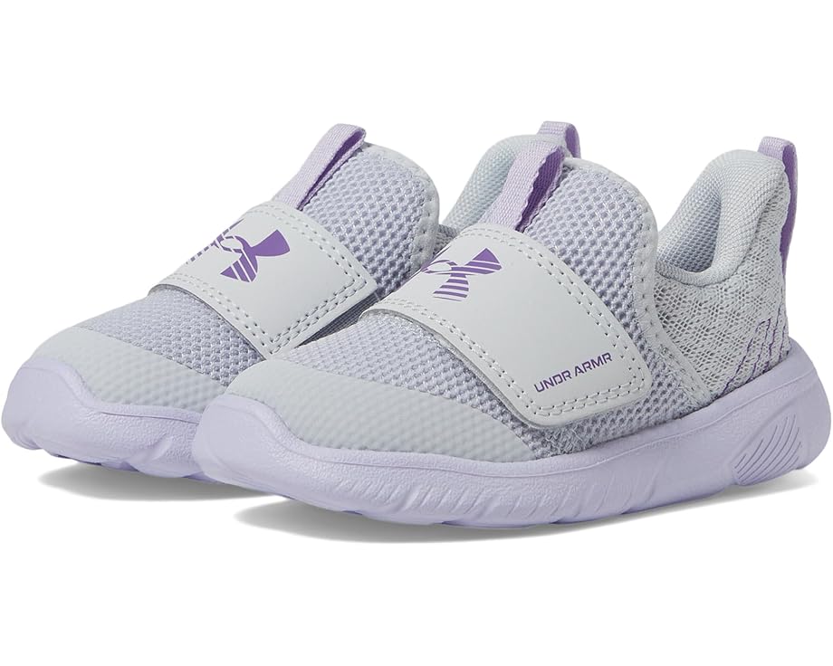 

Кроссовки Under Armour Kids Infant Flash, цвет Halo Gray/Salt Purple/Lavish